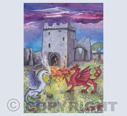 Dai Dragg, Llansteffan Castell Castle