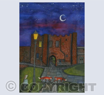 After midnight, Carlisle Castle