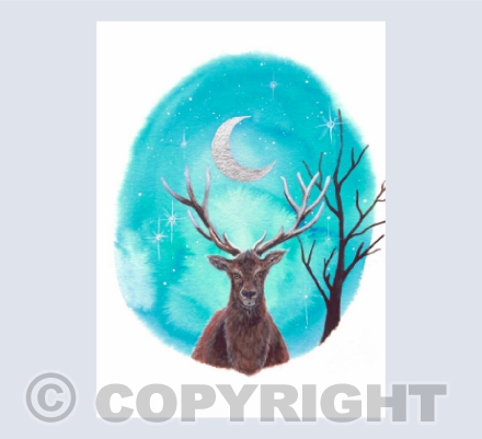 Winter Stag