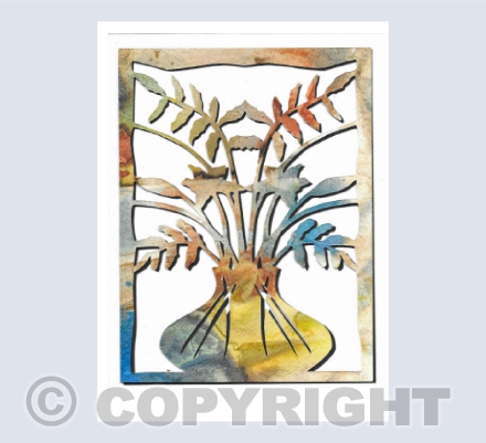 Papercuts - flower arrangement