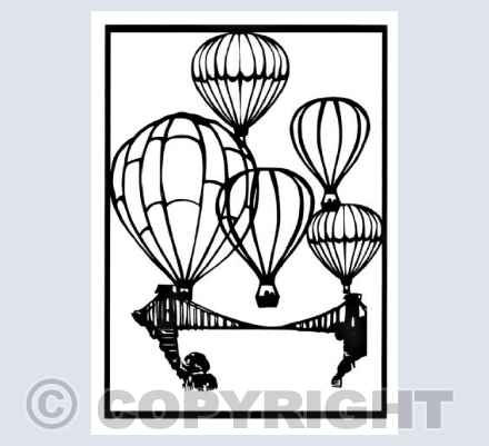 Bristol Balloons Framed