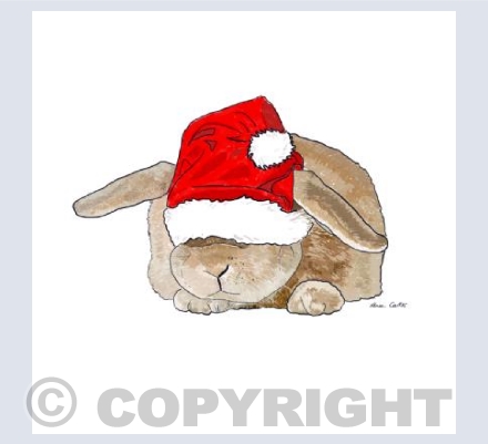 Christmas bunny