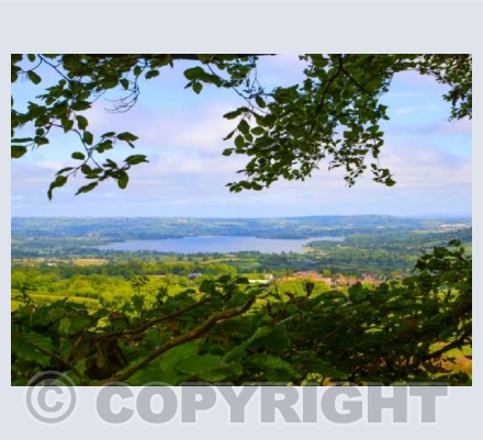 Chew Valley Lake from East Harptree