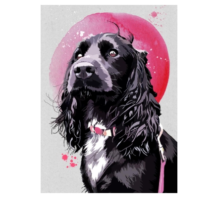 Black Spaniel digital  - Dare to dream