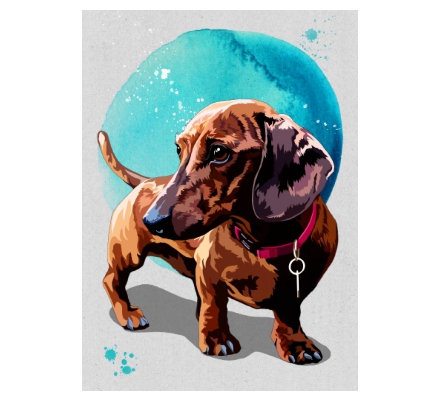 Mini Dachshund digital - Good things come in small packages