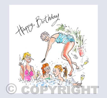Ladies at spa - Happy Birthday