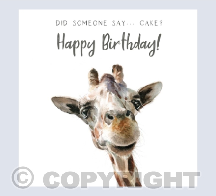 Gerald Giraffe - Happy Birthday!