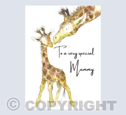 Mummy giraffe