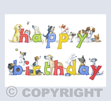Happy Birthday dogs