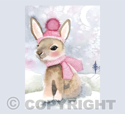 Baby Bunny - Art by Doz