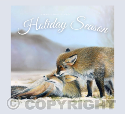 Christmas Edition - My Love - A Fox Painting