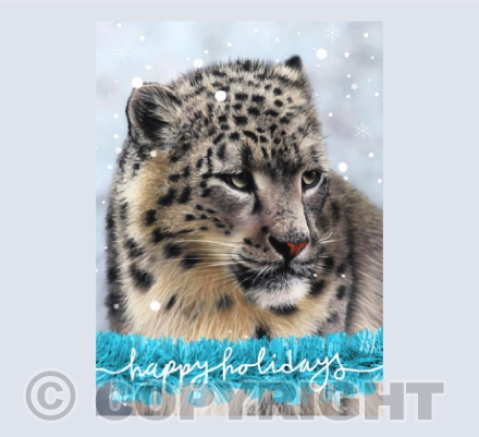 Holiday Snow Leopard