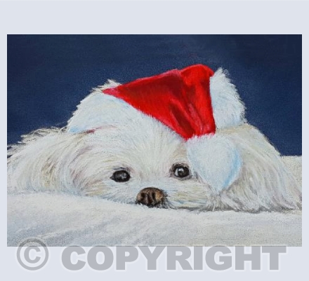 Santa Puppy