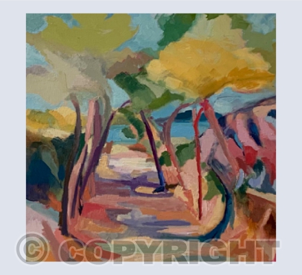 Wooded Track To The Sea 1