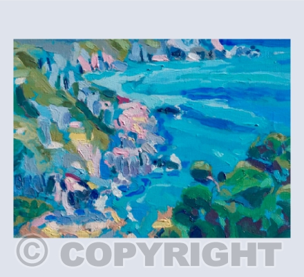 Porthcurno Blue Lagoon