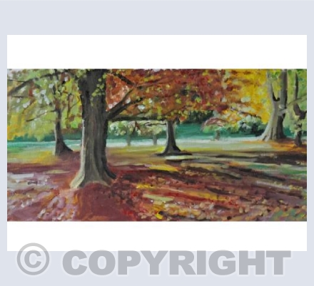 Autumn Colour in Henrietta Park, Bath