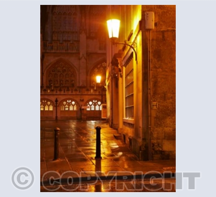Bath Abbey at Night