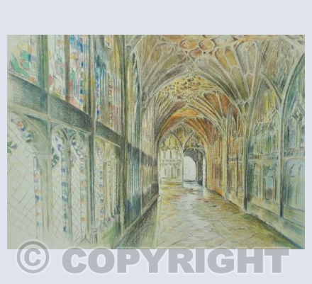 The Cloisters - Gloucester Abbey 