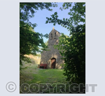  St. Meilyr’s Church, Llys-y-frân      West Front from Old Path 