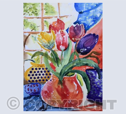 Jug of Tulips