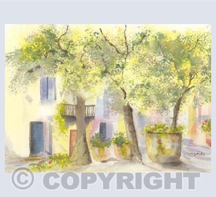 Mediterranean Street Scene