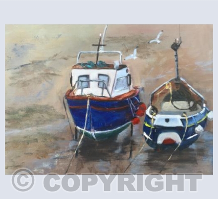 Fishing boats at Staithes