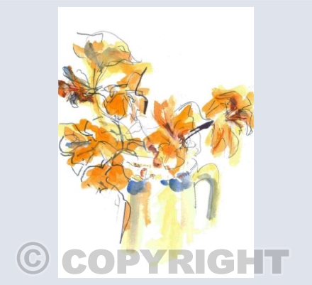 Nasturtiums in a Jug