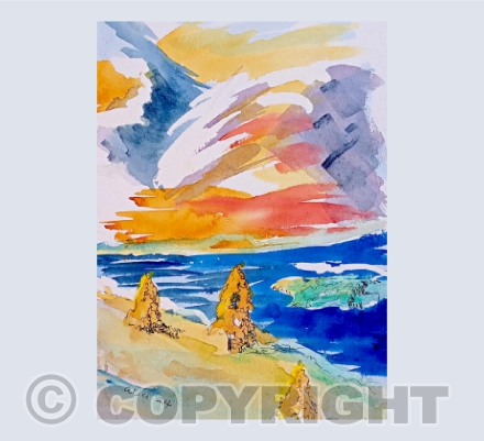 Bjoreio river, Hardanger plateau, Norway