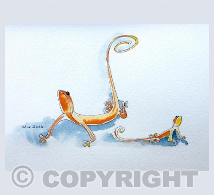 Copper geckos