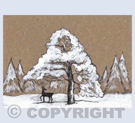 "When snow falls, nature listens"