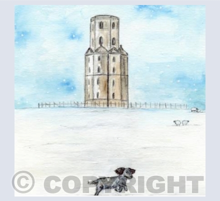Horton Tower in the snow 