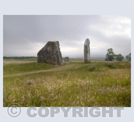 The 'Cove', Avebury, Wiltshire - Over Cast Sun Rise