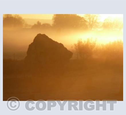 Avebury Orange Sunrise