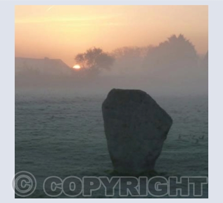 Avebury Misty Sunrise
