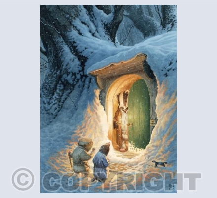 Mr Badger Opens The Door