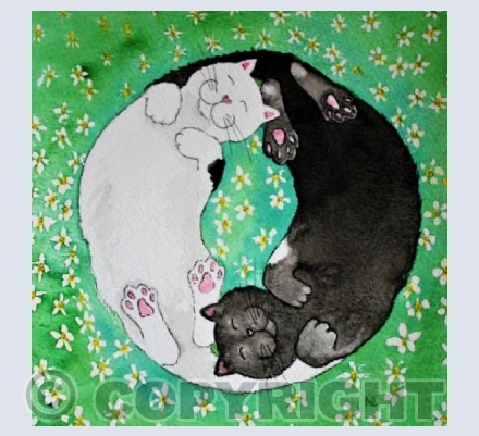 Yin Yang Cats
