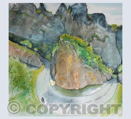 Cycling up the Gorge