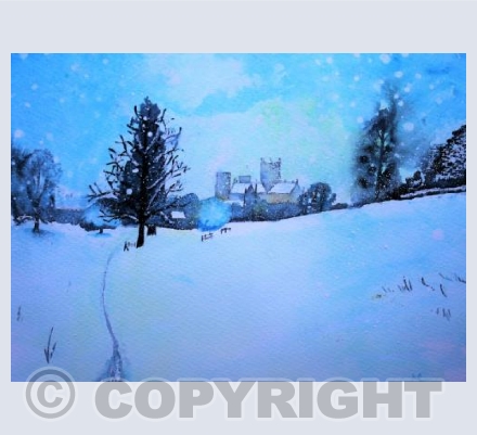 Snowy Day in Wells