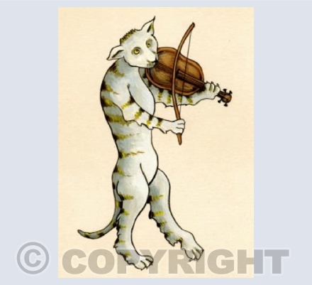 'Fiddling Cat'
