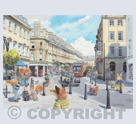 Why ... did the chicken cross Milsom Street?