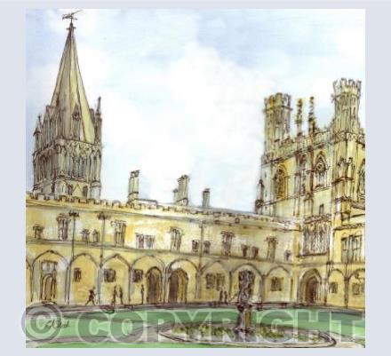 Christ Church College card