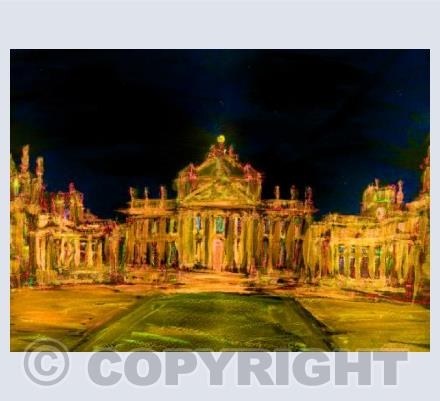 Blenheim Palace at Night card