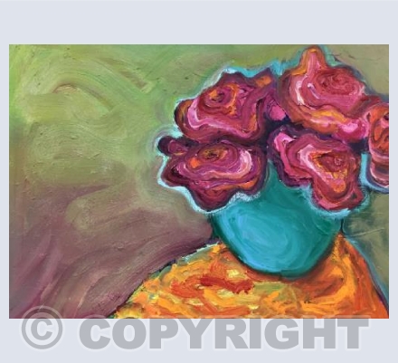 Roses Glowing