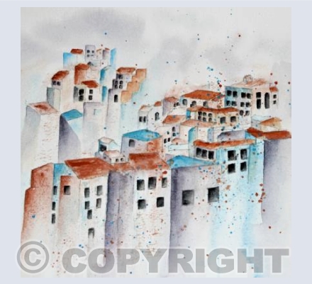 Suburban cityscape