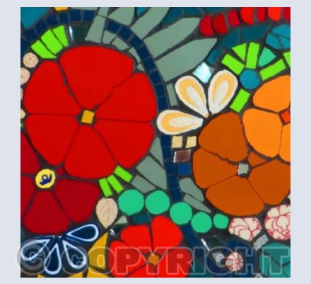 Mosiac Flower Border