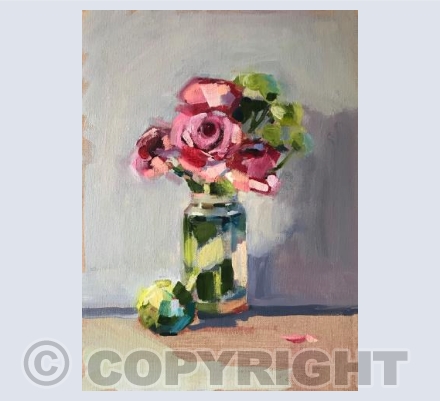Roses Portrait card
