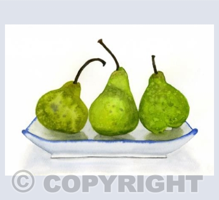 Chinese dish with pears