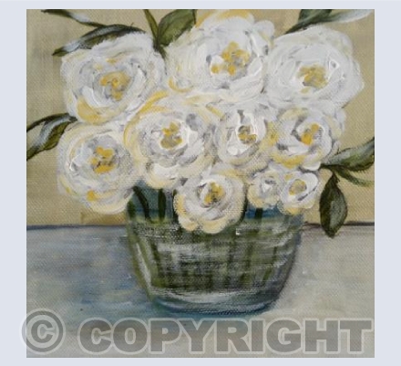 White Peonies