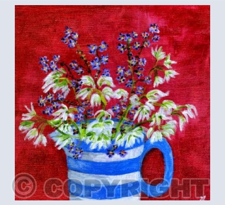 Forget-me-nots & wild Garlic