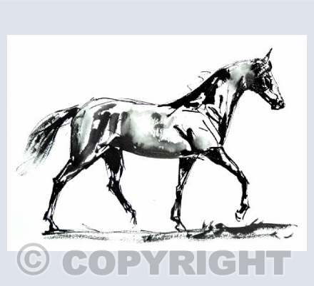 Trotting Horse